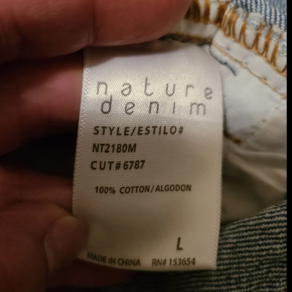 Women's Distressed Blue Denim Overalls - Picture 4 of 4